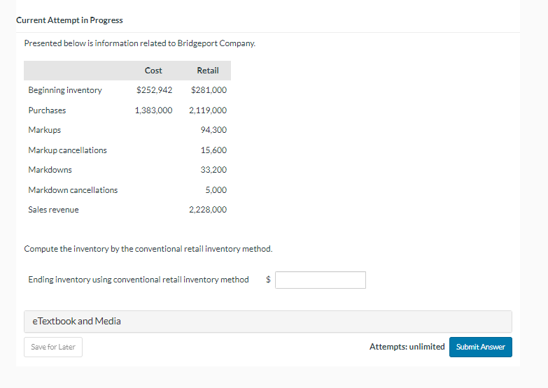 Current Attempt in Progress Presented below is information related to Bridgeport