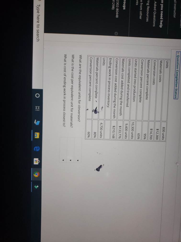 with a cost of $10,000 is: 10,000 OA Cost of Goods Sold