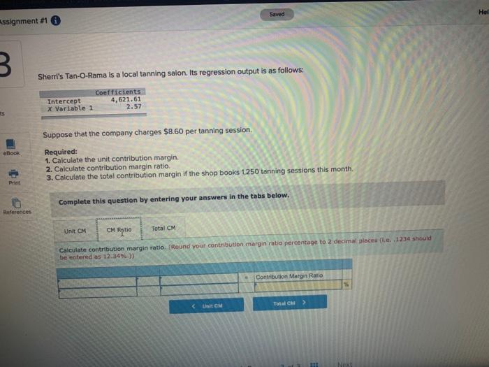  Saved Hel Assignment #1 B. Sherri's Tan-O-Rama is a local tanning