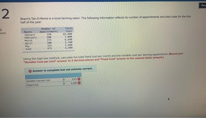 1 2.57 eBook Suppose that the company charges $8.60 per tanning session.