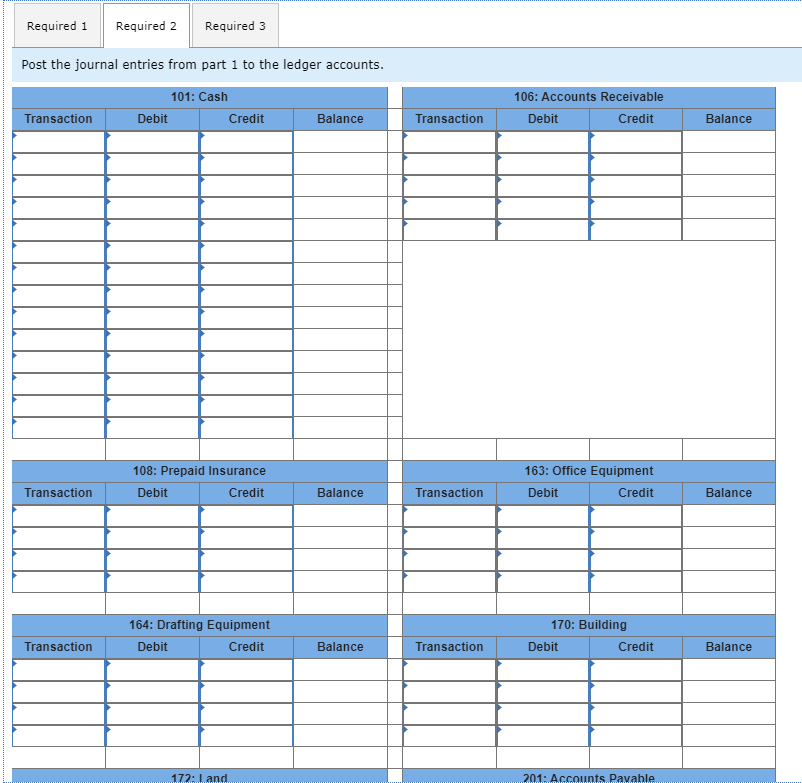 but please Write the first journal entry on Required 1. I didn't
