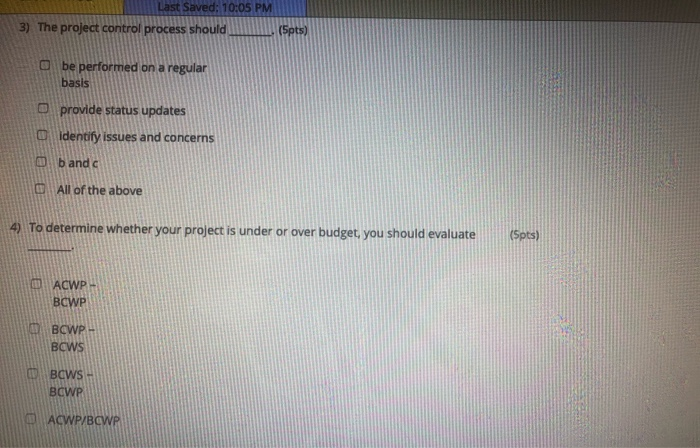 o be performed on a regular basis O provide status updates identify