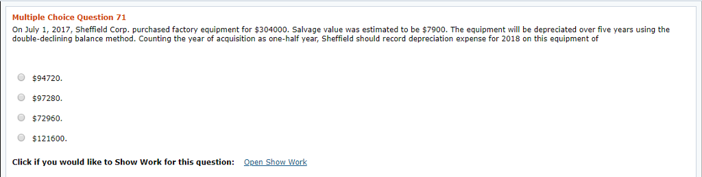 December 31. Expenditures were $6490000 on March 1, $5250000 on June 1,