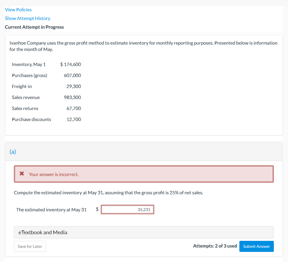 View Policies Show Attempt History Current Attempt in Progress Ivanhoe Company
