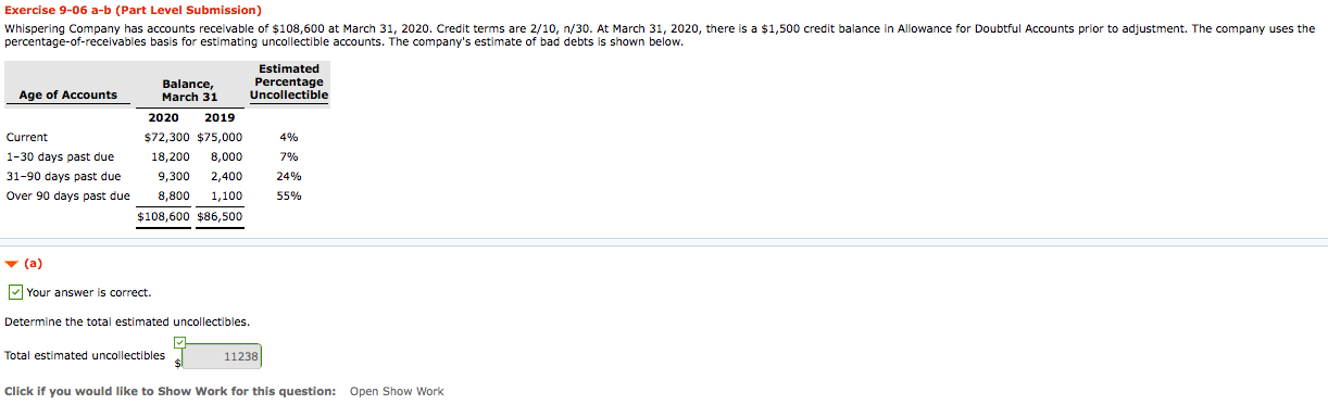 Please answer Part B. Prepare the adjusting entry at March 31, 2020,