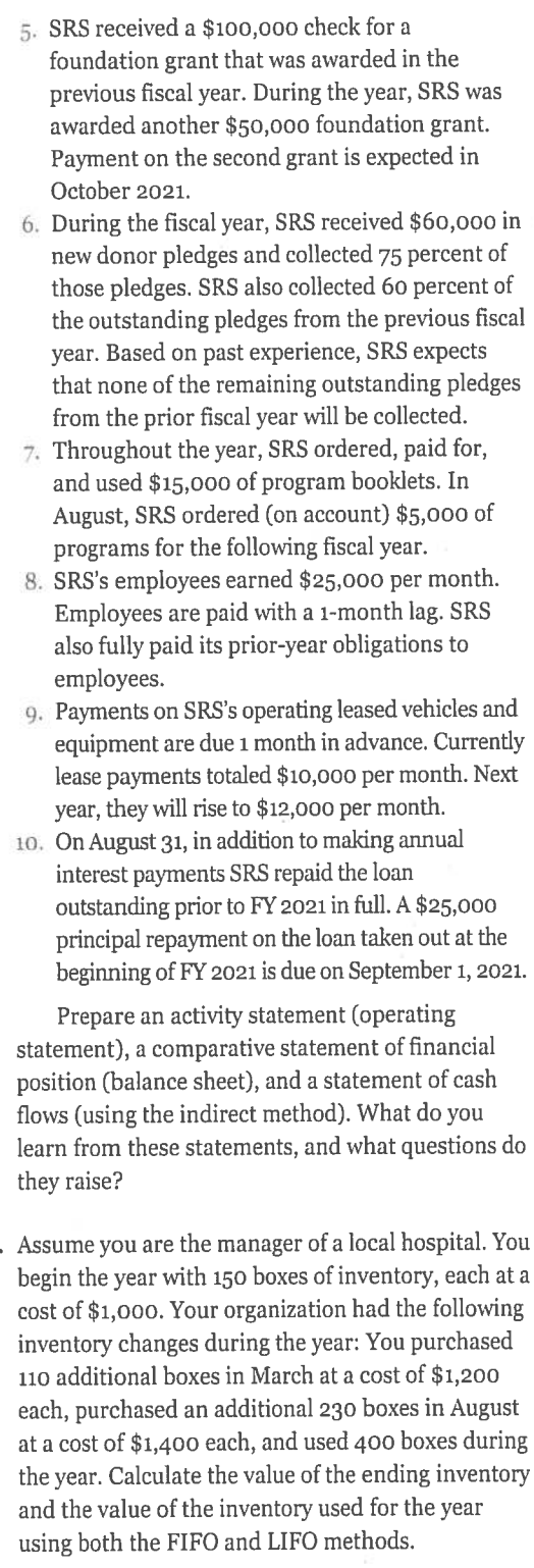 and which formula to use The Science Road Show (SRS) is a