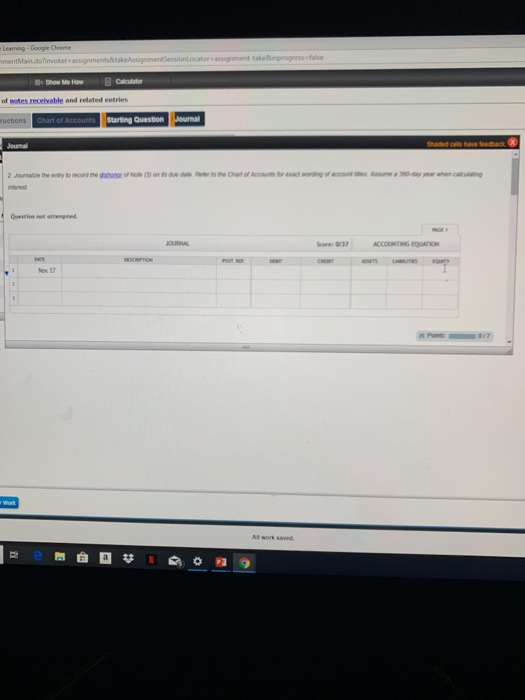Co. received the following notfes Date Face Amount Interest Rate Term 45