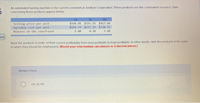  in An automated turning machine is the current constraint at Jordison
