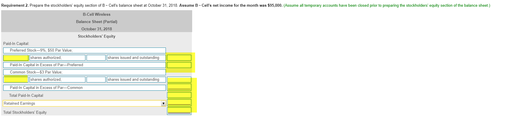 with a market value of $130,000. Issued 900 shares of preferred stock