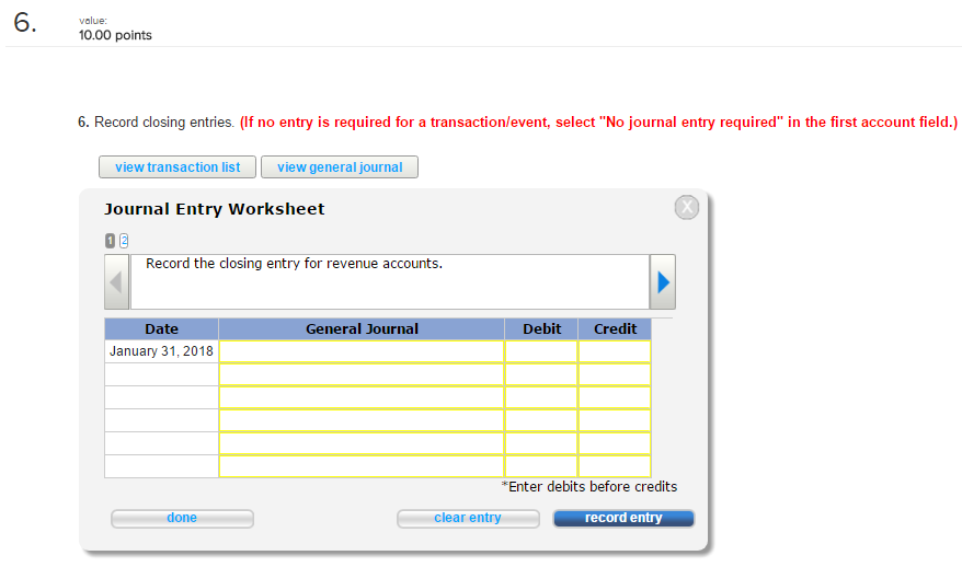 transactions occur: January 2. Sold gift cards totaling $9.200. The cards are