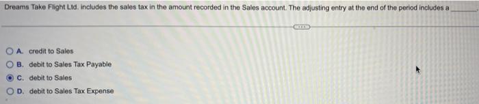 Can somome please explain why it would be a debit to sales.