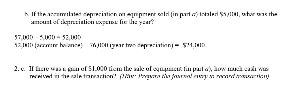 B correctly because I don't think it should be negative.. 2. This