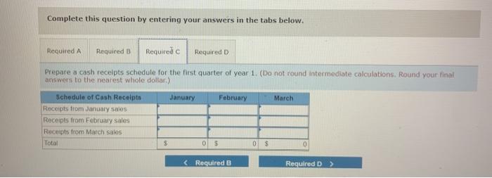 pointers over the Internet. Benson expects sales in January Year 1 to