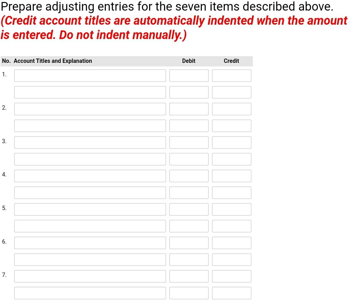 following balances in selected accounts on December 31, 2020. Accounts Receivable $