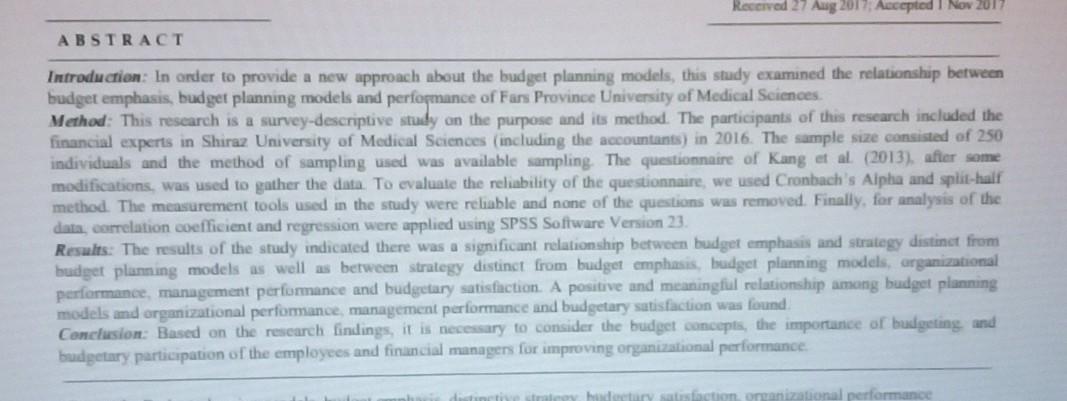  make a summary base on this abstract Reserved 27 Aug 2017.