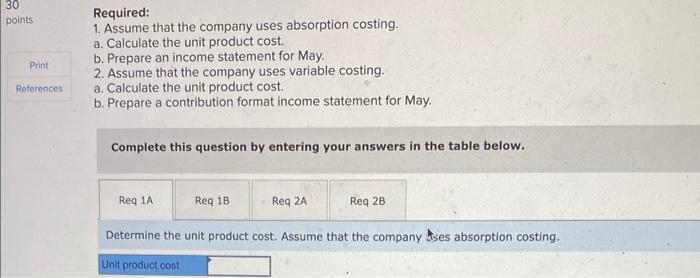 Income Statements; Explanation of Difference in Net Operating Income [LO6-1, LO6-2, LO6-3]