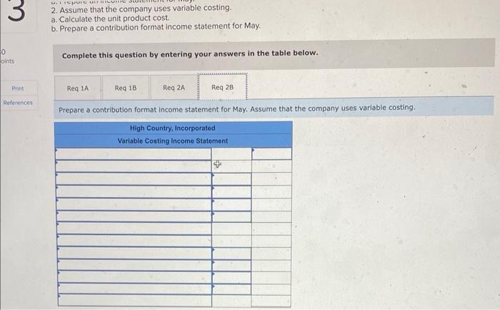 will be marketed throughout the United States. The following cost and revenue