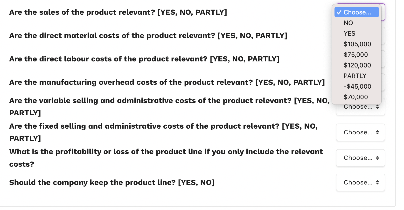 because of losses over the past quarter. The past three months of