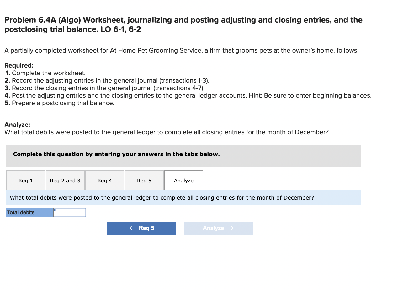 adjusting entries in the general journal (transactions 1-3). 3. Record the closing