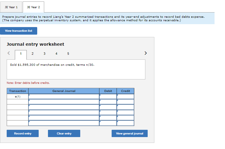 Llang Company began operations In Year 1. During its first two years,