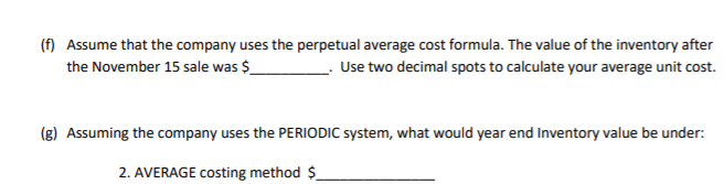 following information available: Units Unit Cost Total Cost Jan. 1 Beginning inventory