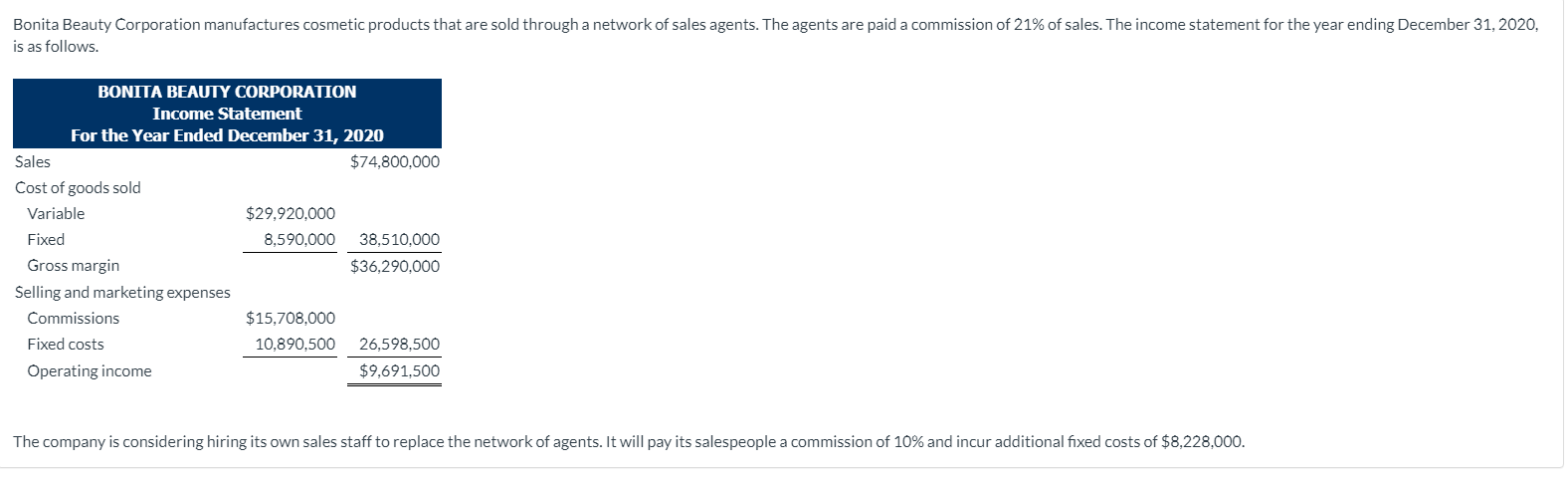 Please use Excel or a table so I can clearly see how