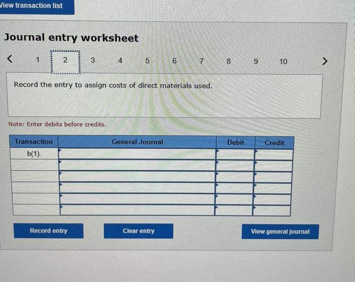 credits. Journal entry worksheet Journal entry worksheet 1123 woter encer aedits perore
