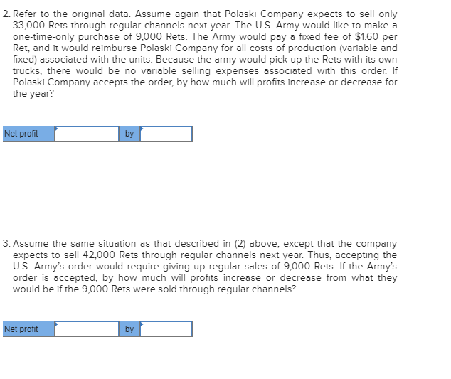 unprofitable A typical income statement for one round-trip of one such flight