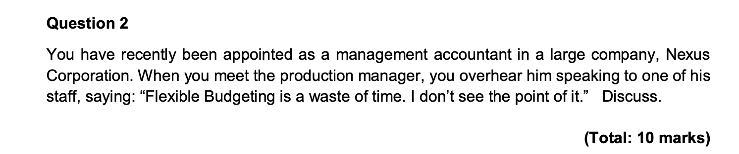 Please answer Question 2 in Bulk Thanks. Please write answer in bulk