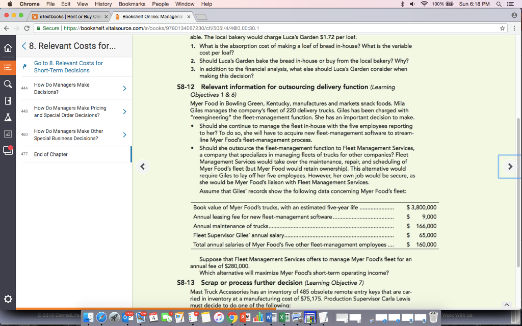  100% E Sun 6:18 PM Q, E i Chrome File Edit