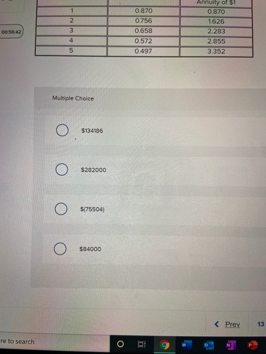 revenues by $312,000 per year and cash operating expenses by $90,000 per