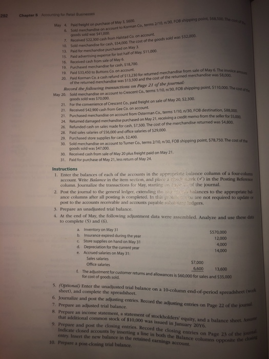 $741.855 net method Dalis de Creek Co. is a retail business that