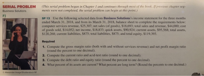  SERIAL PROBLEM Business Solutions (This serial problem began in Chapter I