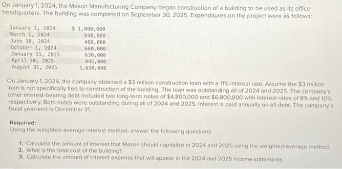  equired: sing the weighted-average interest method, answer the following questions: 1.