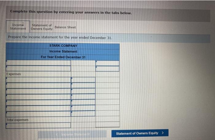 Following are the accounts and balances from the adjusted trial balance of