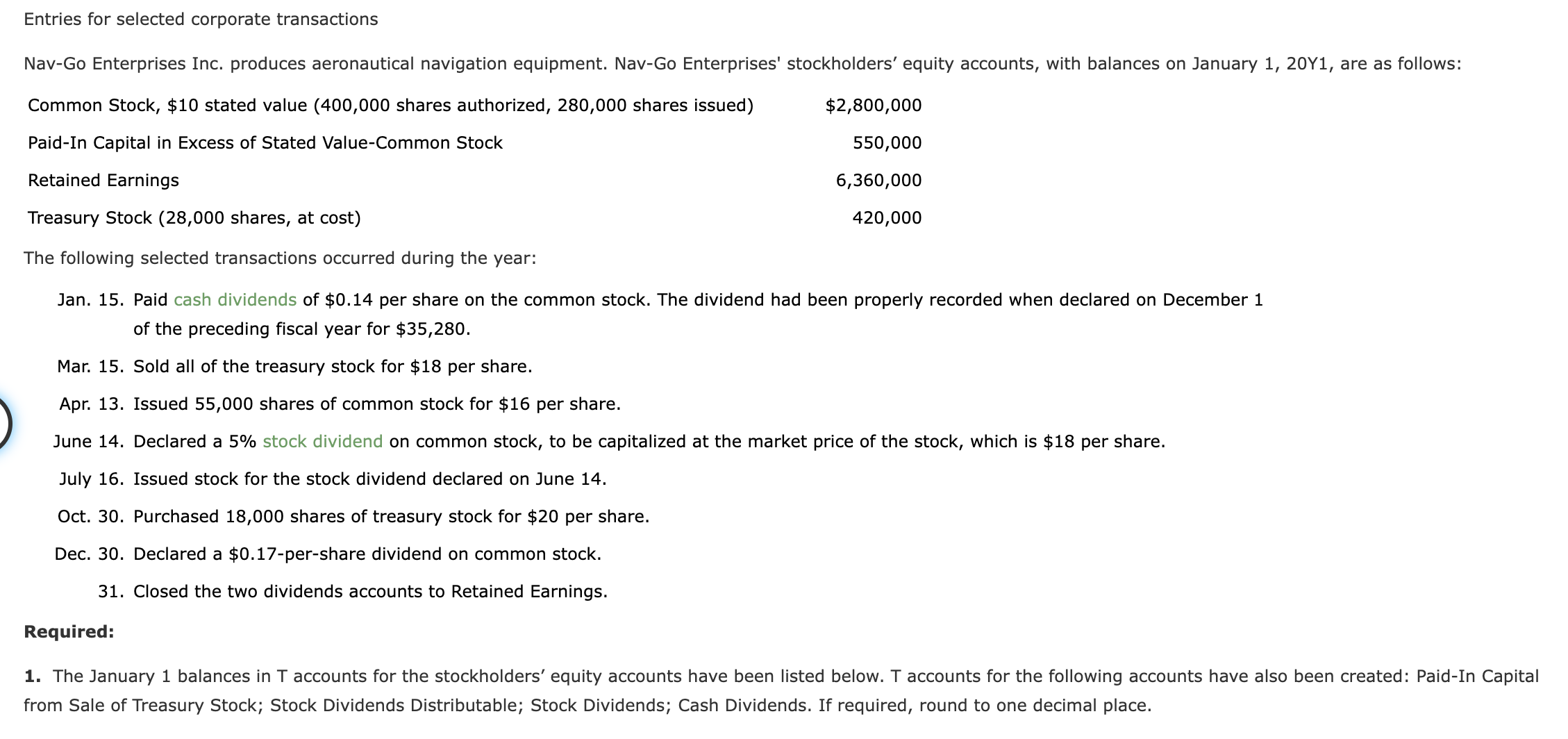 retained earnings account. If an amount box does not require an