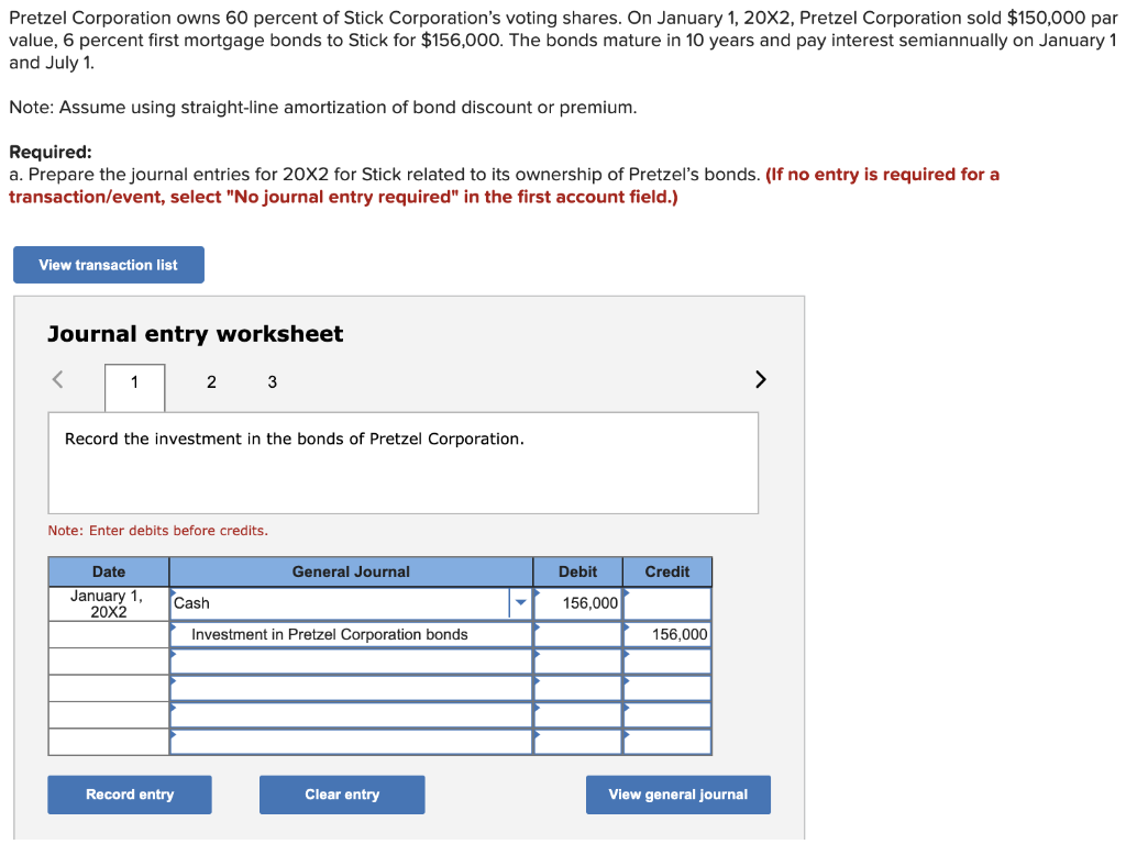 Please include all journal entries for each section. Three for parts A