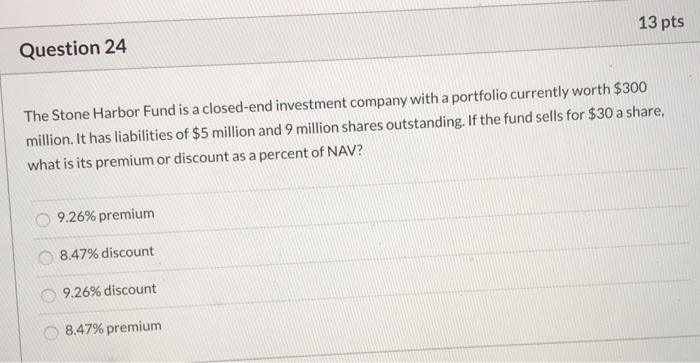 $40 at the beginning of the month, makes income gain distribution of