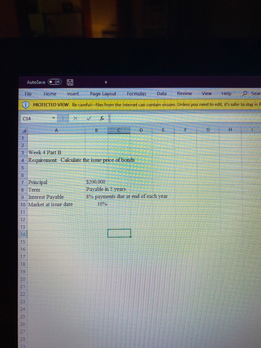 Please help! AutoSave OH File Home Insert Page Layout Formulas Data Review