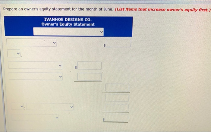 the business. Following are the assets and abilities of the company at