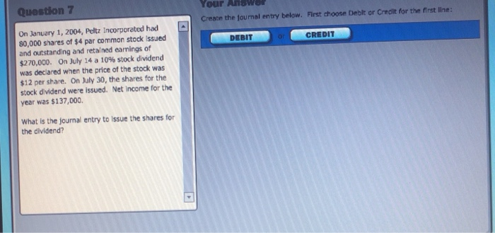 Crecit for the first line: Question 6 On January 1, 2004, Peltz