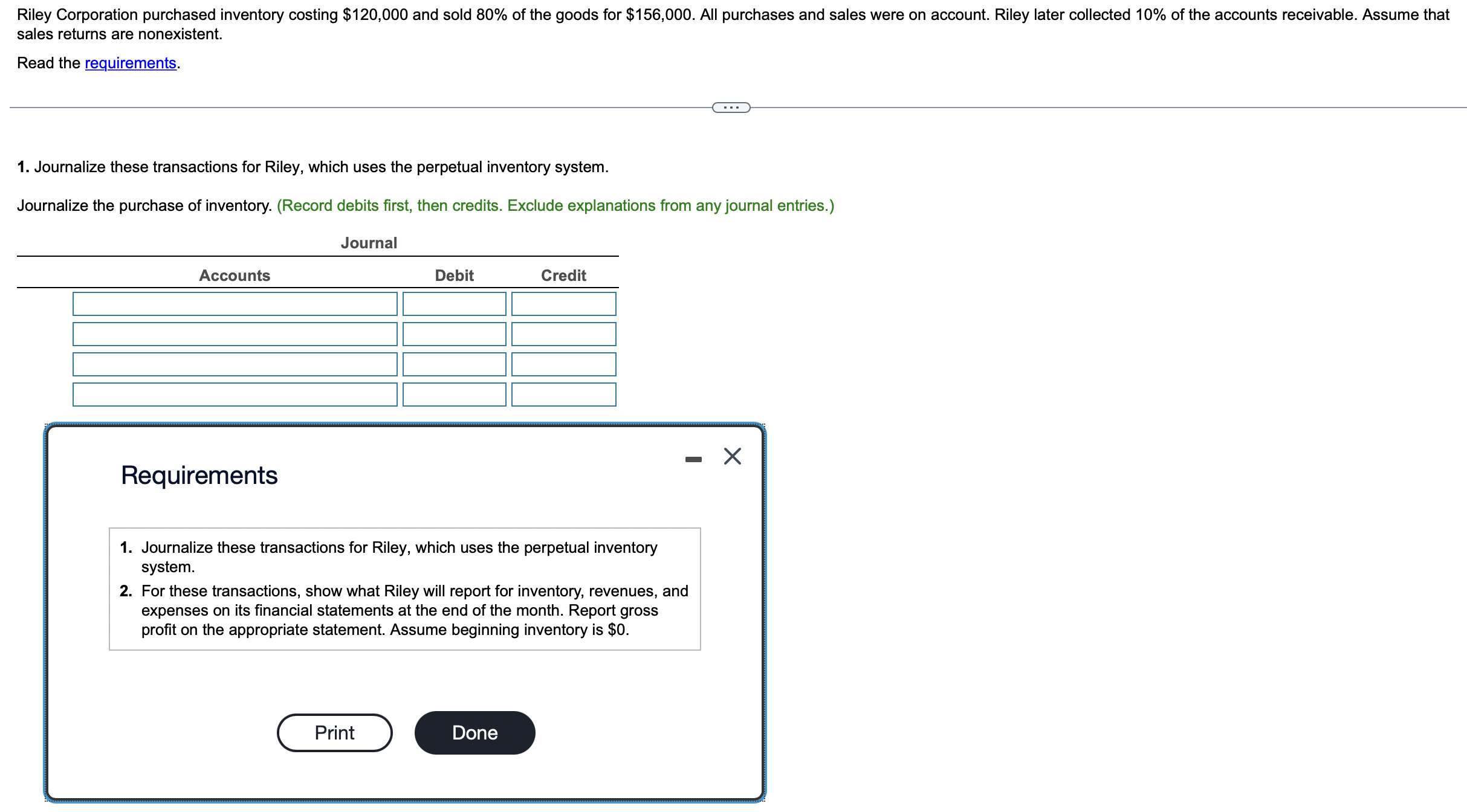  sales returns are nonexistent. Read the requirements. Journalize these transactions for