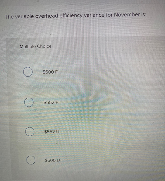 with the following standards for direct labor and variable overhead: Standard Quantity
