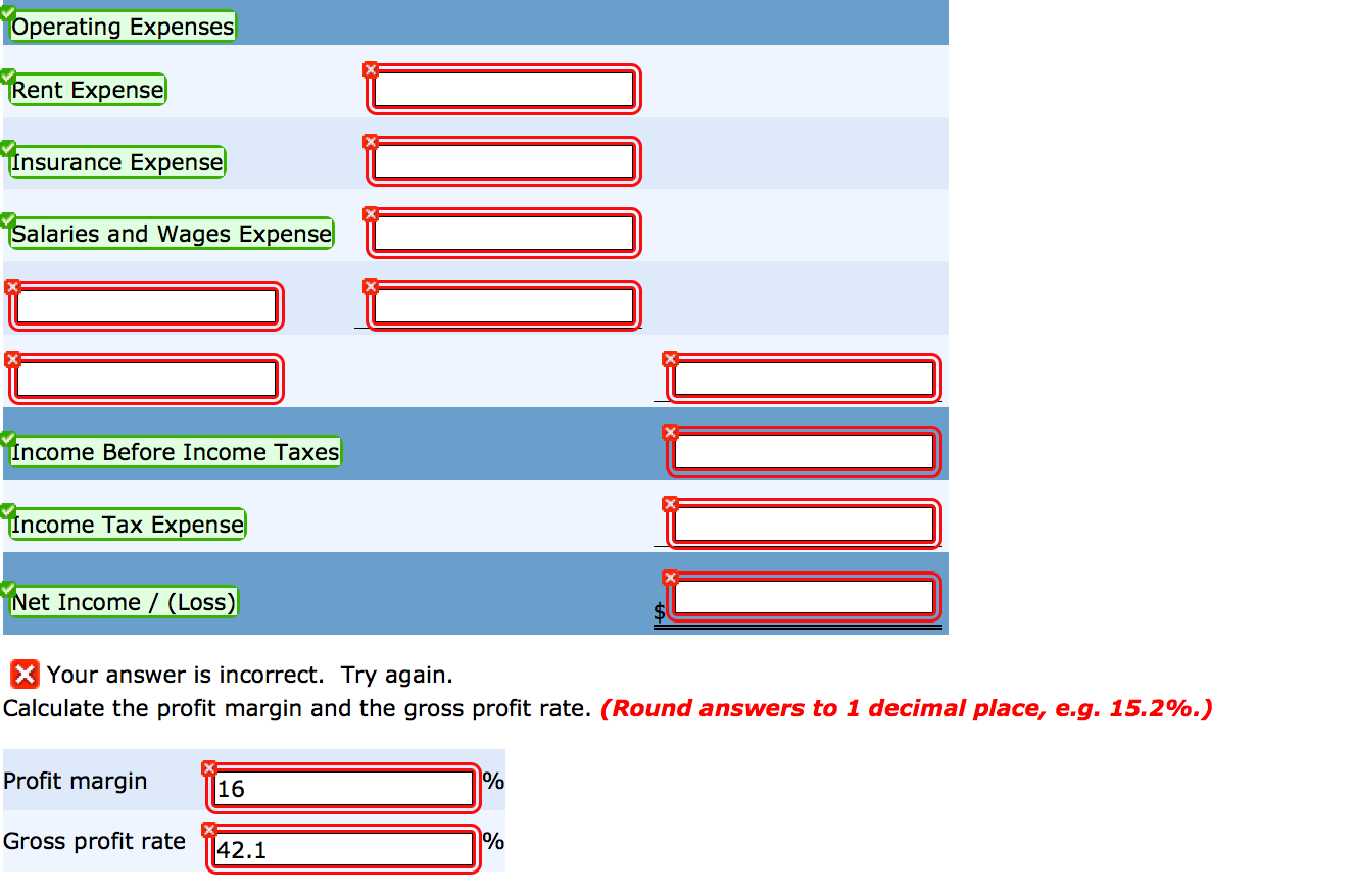 January 2014. Prepare an income statement using the multi-step format. Assume a