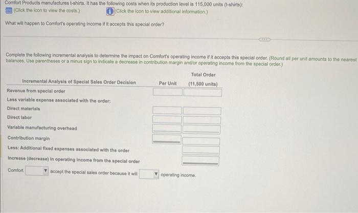 a special price of $51,750 for the entire order. The special order