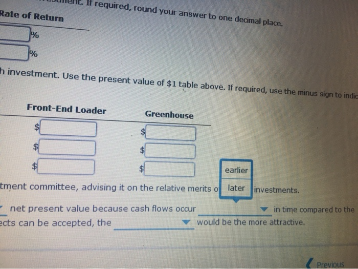 from Net Cash Income from Net Cash Year Operations Flow Operations Flow