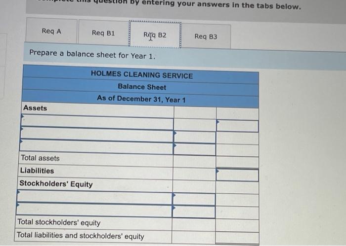 following events for its first year of operations: Events Affecting Year 1