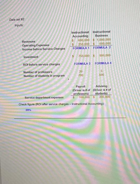 you will see three sets of inputs. After inputting all of your