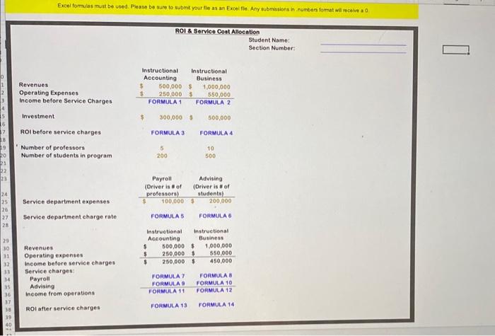 data and have the answers automatically update. For this assignment, please choose