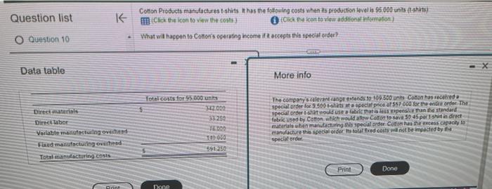  Data table More info sptoial grder itshat would use o fabriefmat